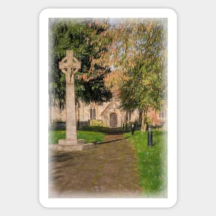 Pathway to the Church Sticker